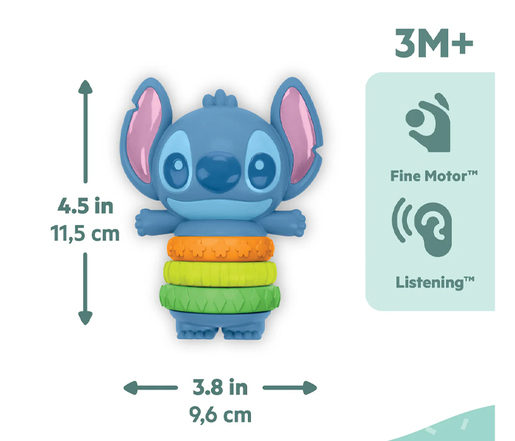 KIDS II BS DISNEY BABY IGRACKA STITCH TWIST FIDGET 17470 (3m+)