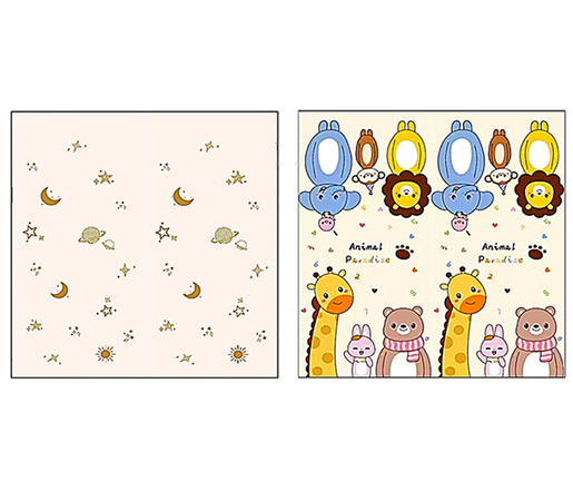 BBO SKLOPIVA PODLOGA ZA IGRU OD PENE (CC6603) - ANIMAL PARADISE (180x200x1cm)