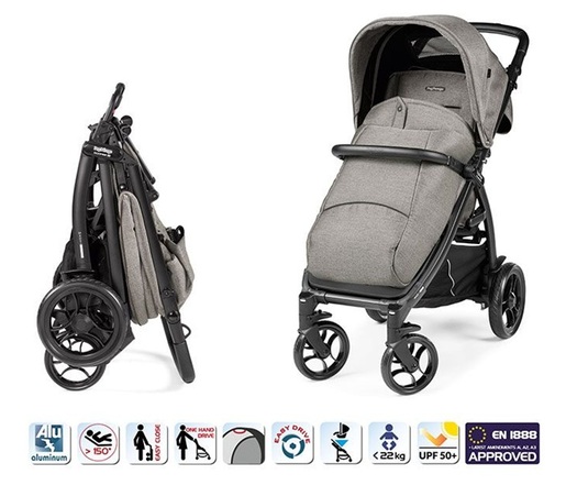 PEG PEREGO KOLICA BOOKLET 50 - CITY GREY