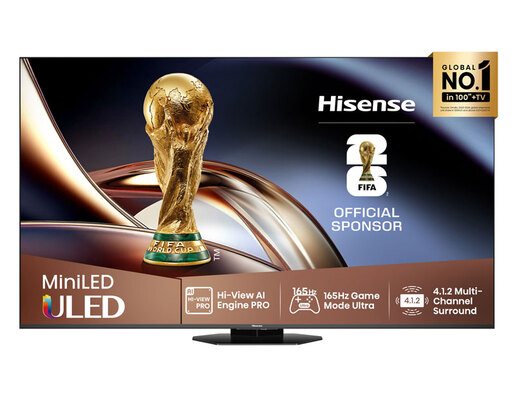 Hisense ULED Mini-LED TV 85U8Q, 4K Ultra HD, VIDAA Smart OS