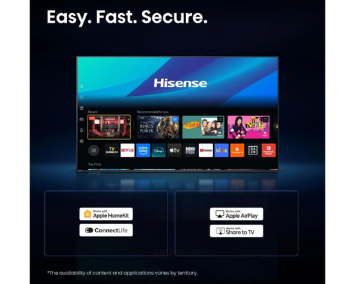 Hisense LED TV 32A4S, HD Ready, VIDAA Smart OS