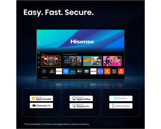 Hisense ULED RGB Mini-LED TV 65UR9S, 4K Ultra HD, VIDAA Smart OS