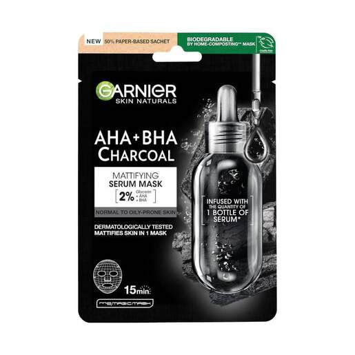 Garnier Skin Naturals CHARCOAL maska za lice 28g