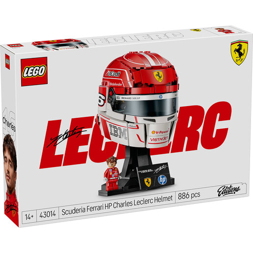 LEGO Scuderia Ferrari HP kaciga Charles Leclerc 43014