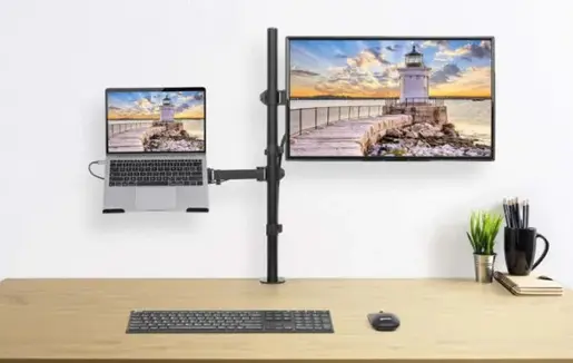 Nosač za monitor sa postoljem za laptop Manhattan 462136 13"-32"