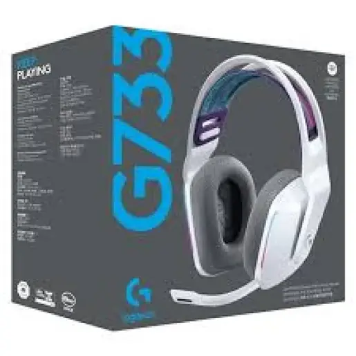 Slušalica Wireless gaming Logitech G733 Lightspeed RGB bele 981-000883