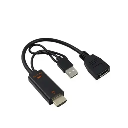 HDMI M. na Displayport M. F. Konvertor Kettz H2DP-023 0.23CM 4K 60Hz