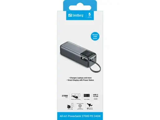 Powerbank Sandberg All in1 421-31 27000mAh PD240W