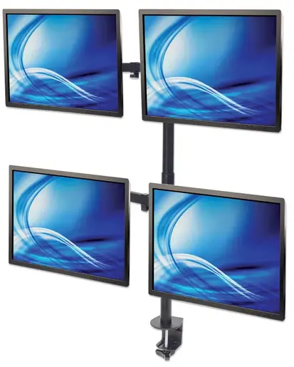 Nosač za 4 monitora Manhattan 461566 13"-32"
