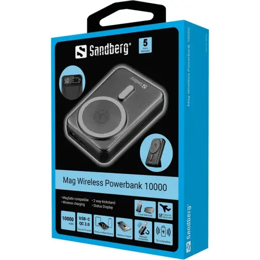 Powerbank Sandberg Mag 420-94 10000mAh Wireless 15W