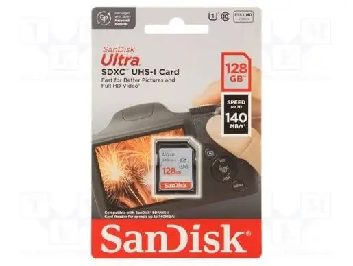 SDXC Ultra SanDisk 128GB Ultra, SDSDUNB-128G-GN6IN