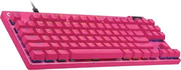 Tastatura žična gaming Logitech PRO X TKL RAPID roze 920-013253