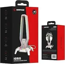 Nosač za slušalice Rampage RM-H27 RGB beli 42763