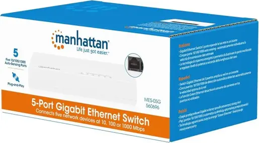 LAN switch Manhattan 560696 10/100/1000 5port