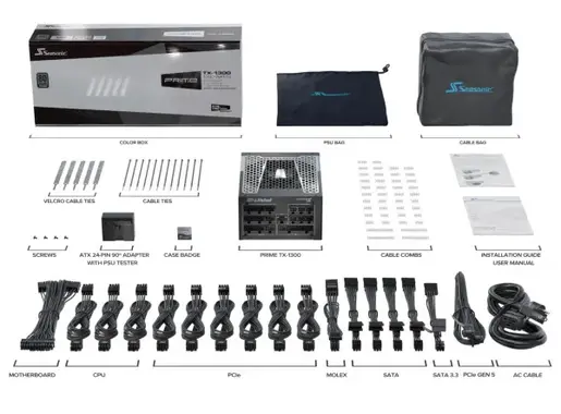Napajanje 1300W SeaSonic PRIME TX PLATINUM, PRIME-TX-1300-ATX30 / SSR-1300TR2