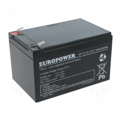 UPS Battery Europower ES12-12 12V 12Ah
