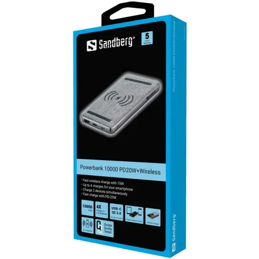 Powerbank Sandberg 420-61 10000mAh WiFi