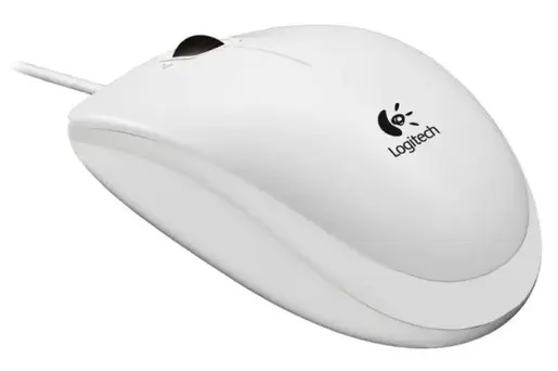 Miš žični Logitech B100 optički beli 910-003360
