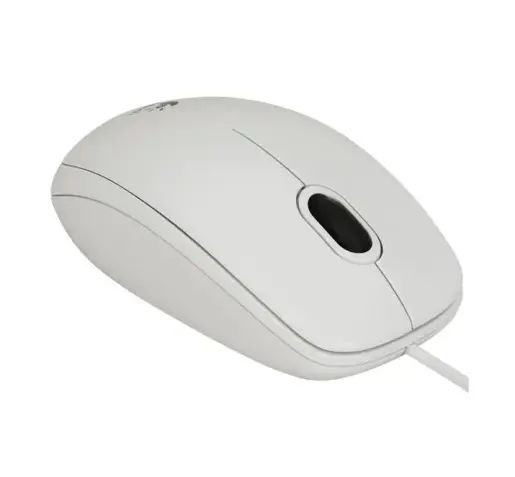Miš žični Logitech B100 optički beli 910-003360