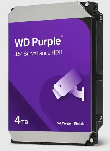 HDD WD 4TB WD44PURZ SATA3 256MB Purple Surveillance