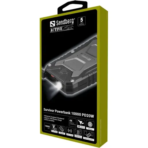 Powerbank Sandberg Survivor 420-91 10000mAh 20W PD
