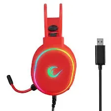 Slušalice žične gaming Rampage ROGUE RGB crvene 35132