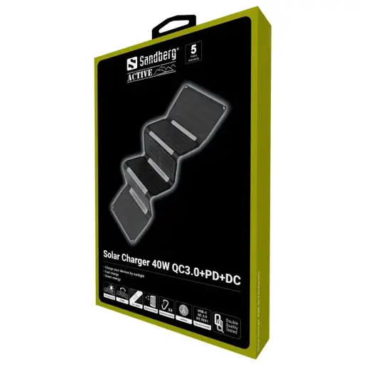 Powerbank Sandberg 420-67 Solar Charger 40W QC3.0+PD+DC