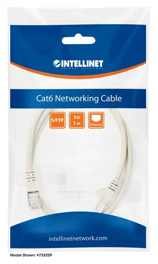 LAN SFTP kabl intellinet 733281 Cat6 CU/Sivi/10m