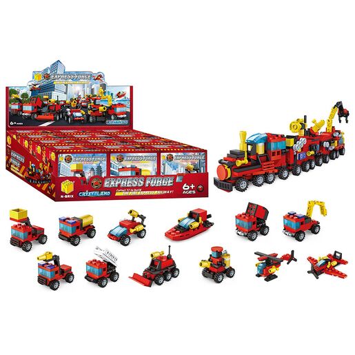 Mini kocke vatrogasnih vozila, 12 vrsta