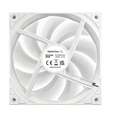 Ventilator 140mm DeepCool FD14 ARGB, R-FD14-WHAPN1-G