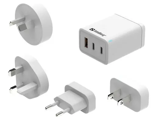 Sandberg 3in1 TravelCharger USB-C/A 65W 441-59