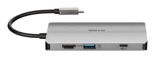 Docking D-Link DUB-M810 8in1 USB-C - HDMI/USB3.0x2/CR/PD/GLAN