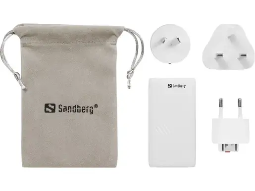 Sandberg 4in1 TravelCharger 2xUSB-C/A 65W 441-68
