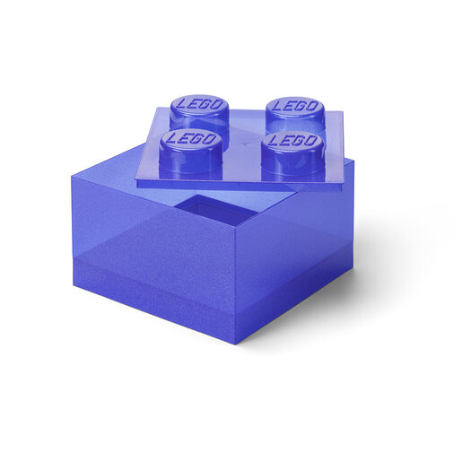 LEGO kutija za odlaganje sa poklopcem (4): Svetlucava ljubičasta 40090800