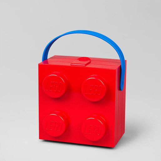 LEGO kutija za užinu sa ručkom: Crvena 40240001