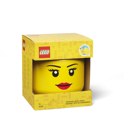LEGO glava za odlaganje (velika): Devojčica 40320813