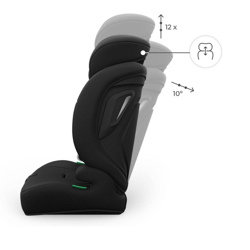 KINDERKRAFT AUTO SEDIŠTE COMFORT UP 2 PLUS i-Size black KCCOUP02BLKPL00