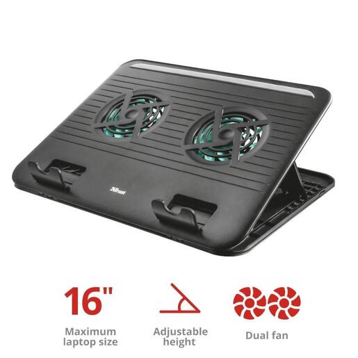 Trust CYCLONE NOTEBOOK  COOLING STAND (17866)