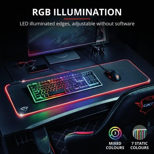 Trust GXT 764 GLIDE-FLEX RGB XXL MOUSE PAD (23395)