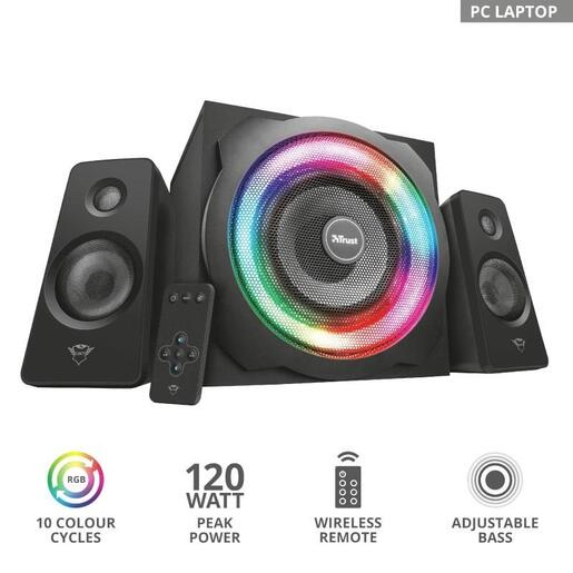 Trust GXT 629 TYTAN RGB 2.1 SPEAKERS 120W (22944)