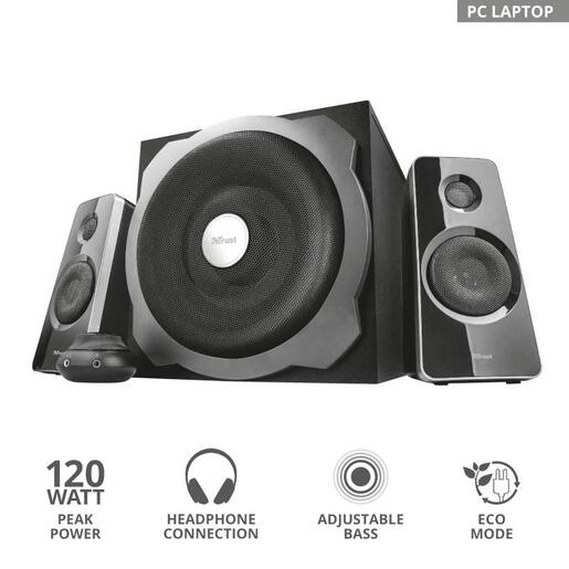 Trust TYTAN 2.1 SPEAKER Black 120W (19019)