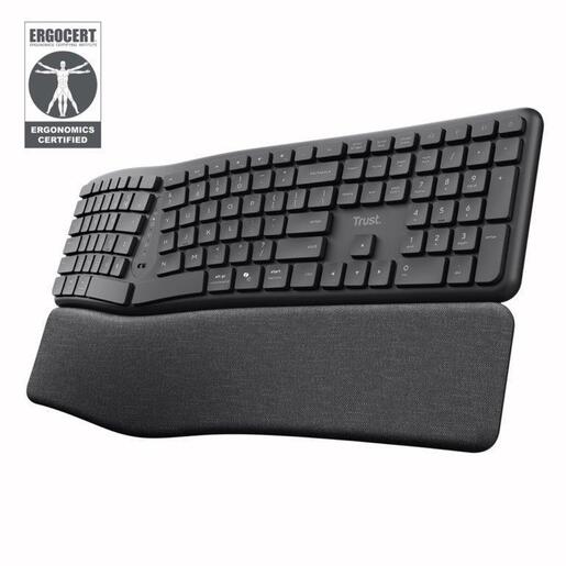 Trust KEYRA ERGO MULT WRLS TASTATURA (25459)