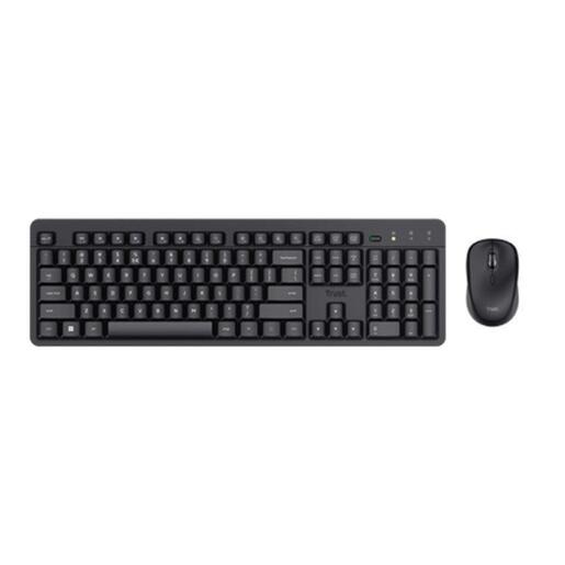 Trust ODY II Bez.Tastatura+Mis Crna (25366)