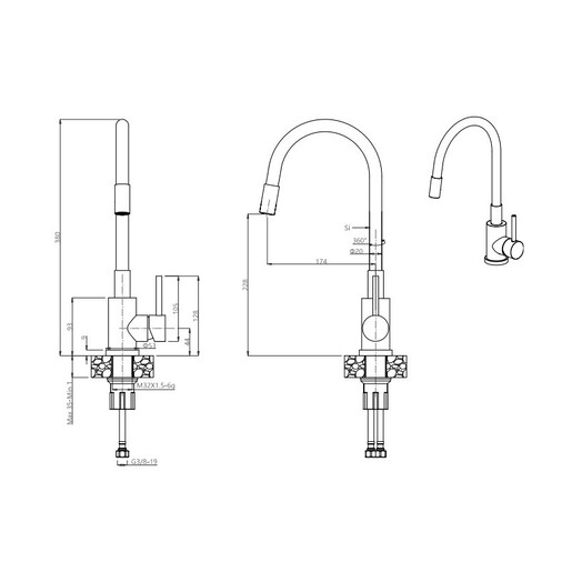 Quadron slavina MAGGIE 3323503B