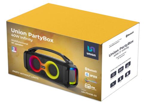Union PartyBox 40W 3" Infinity UN-PS40B-03