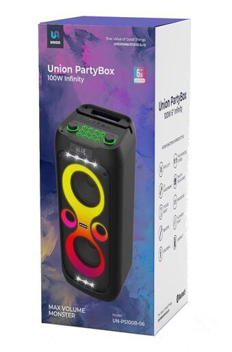 Union PartyBox 100W 6'' Infi. UN-PS100B-06