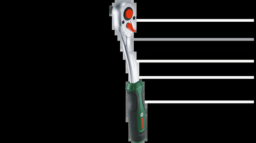 Bosch Račna 1/2" Ratchet Set 25 1600A039J7