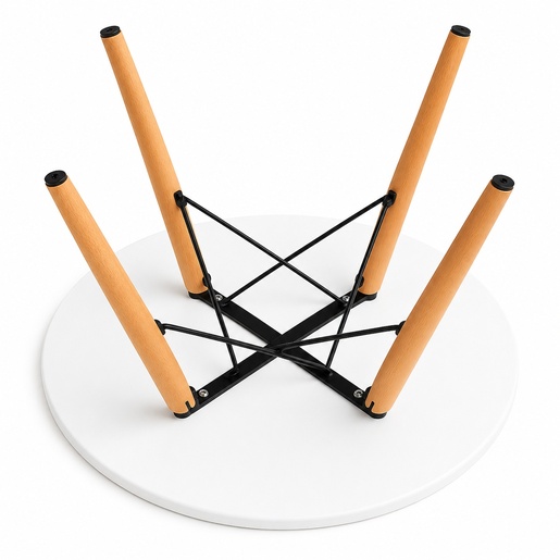 TRPEZARIJSKI STO RONDO 80 BELI DT-957