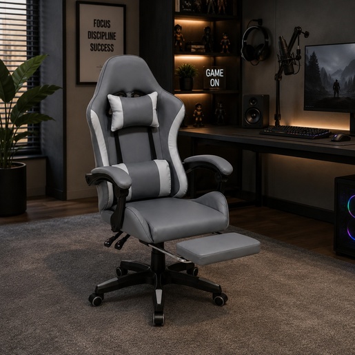 GEJMERSKA STOLICA NIMBUS-XL SIVO-SIVA GC-016