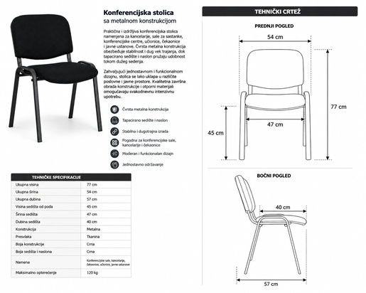 KONFERENCIJSKA STOLICA PRO OC-609